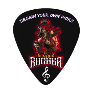Single Side Print Guitar Pick