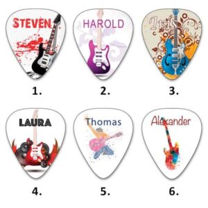 Stock Guitar Picks With Your Name
