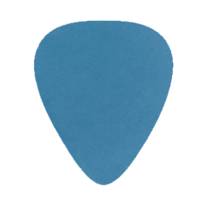 Custom Blue Delrin Picks - .71mm Medium Pick