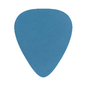 Custom Blue Delrin Picks – .71mm Medium Pick
