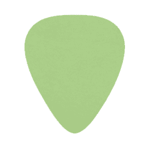 Custom Green Delrin Picks - .71mm Medium Pick