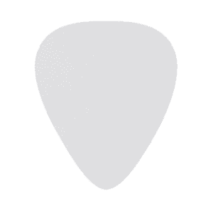 Custom White Delrin Picks - .71mm Medium Pick