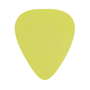 Custom Yellow Delrin Picks – .71mm Medium Pick