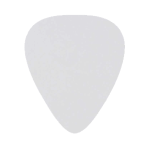 100 custom guitar picks white delrin